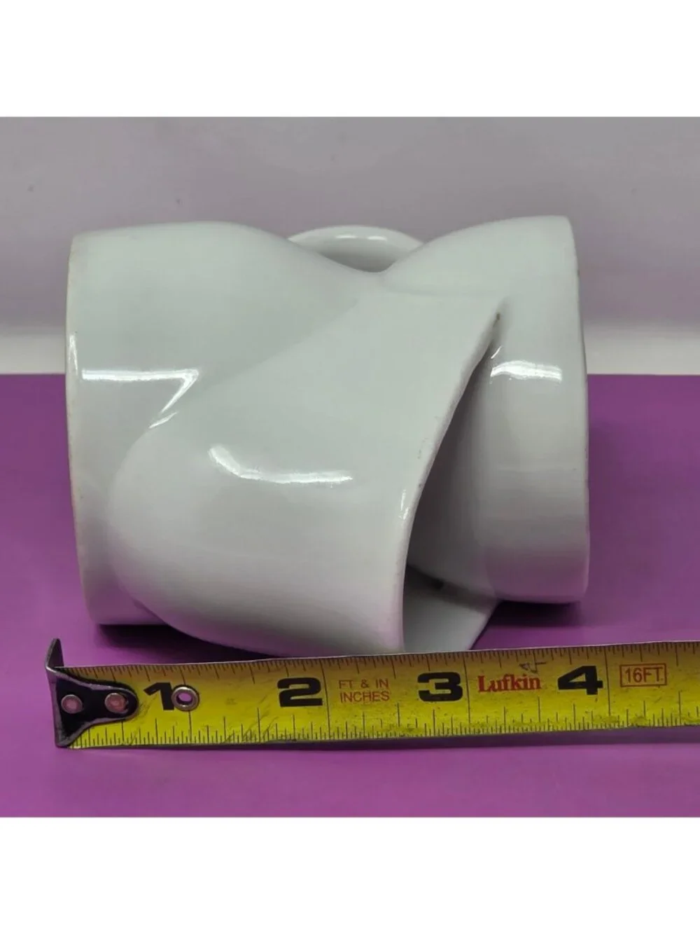 Vintage Made in‎ Germany White Ceramic Shaving Scuttle Mug Barber Cup From Leeds